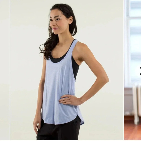 Lululemon 105 F Singlet *Silver heathered lavender dusk size 4-6 - Picture 12 of 12